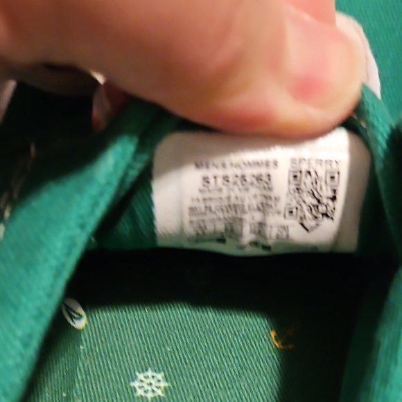 Sperry Green Canvas Sneakers - Picture 3 of 5